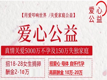 雅江捐卵助孕生子 爱心志愿者招募